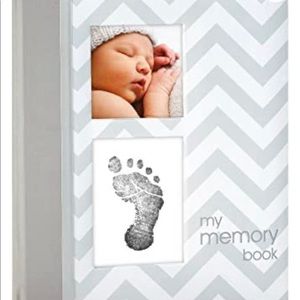 Brand New Pearhead First 5 Years Chevron Baby Memory Book